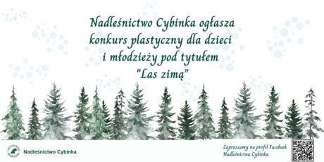 Konkurs plastyczny pn. "Las zimą"